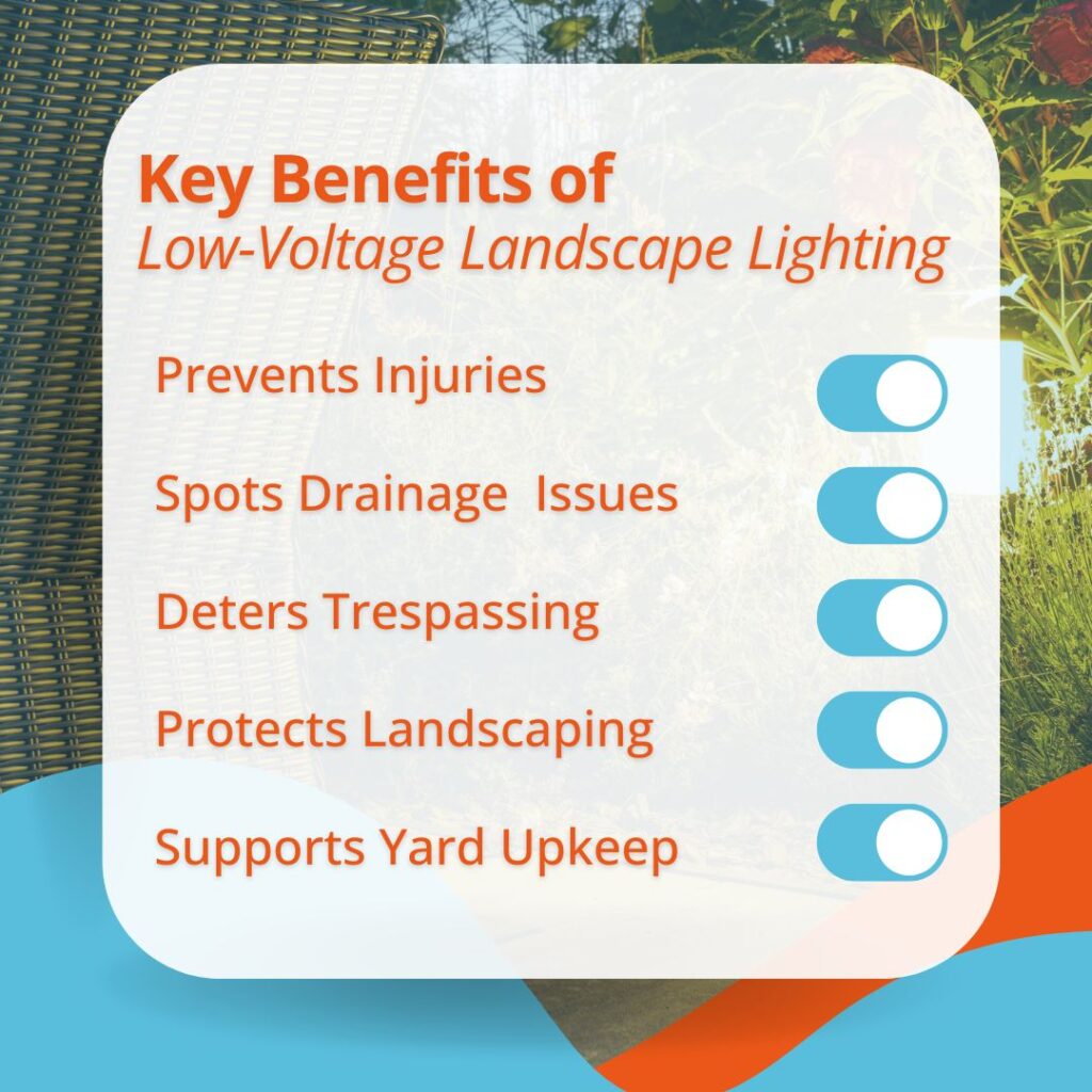 benefits of low voltage landscape lighting